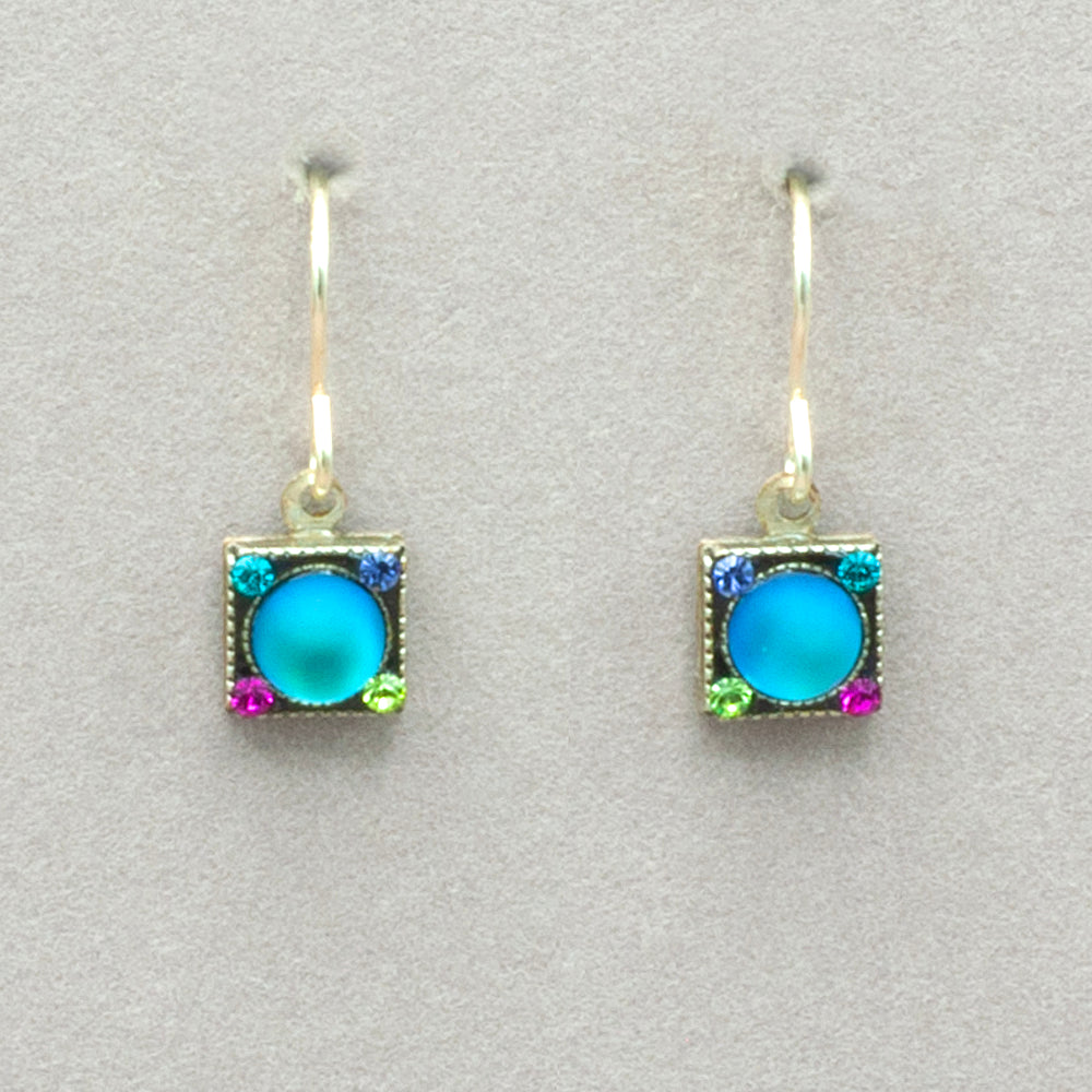 Firefly Moonlight Rainbow Petite Earrings - Jewel Tone