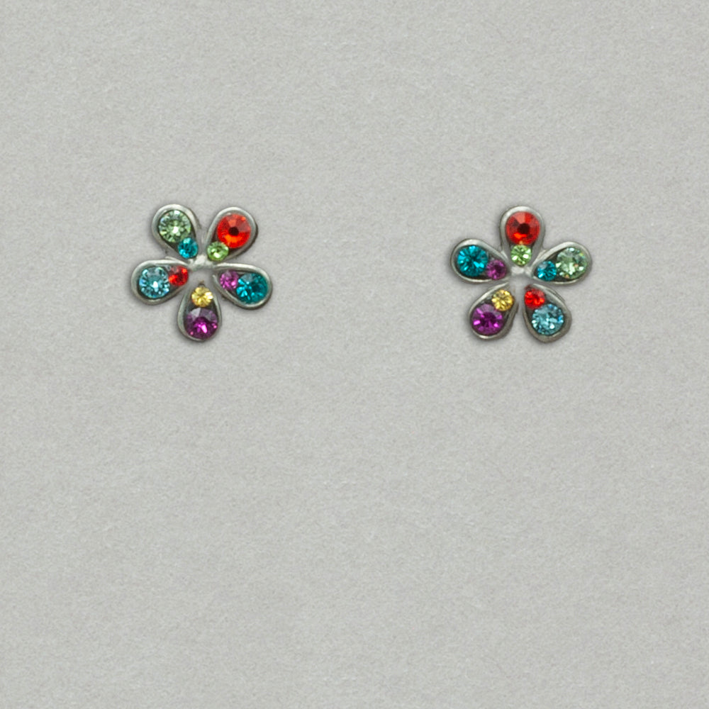 Firefly Stud Petite Fleur Post Earring - Multicolor