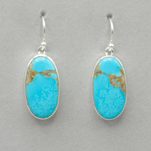 Turquoise Oval Earrings