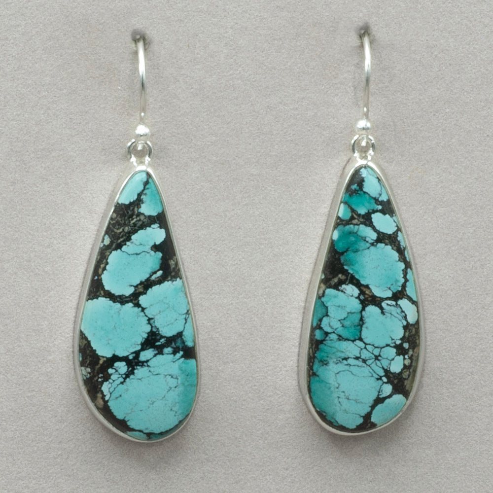 Blue River Moon Turquoise Earrings
