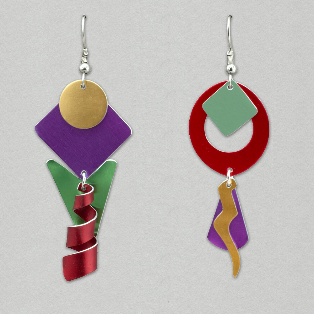 Sylvi Harwin Asymmetric Earrings - Marrakech