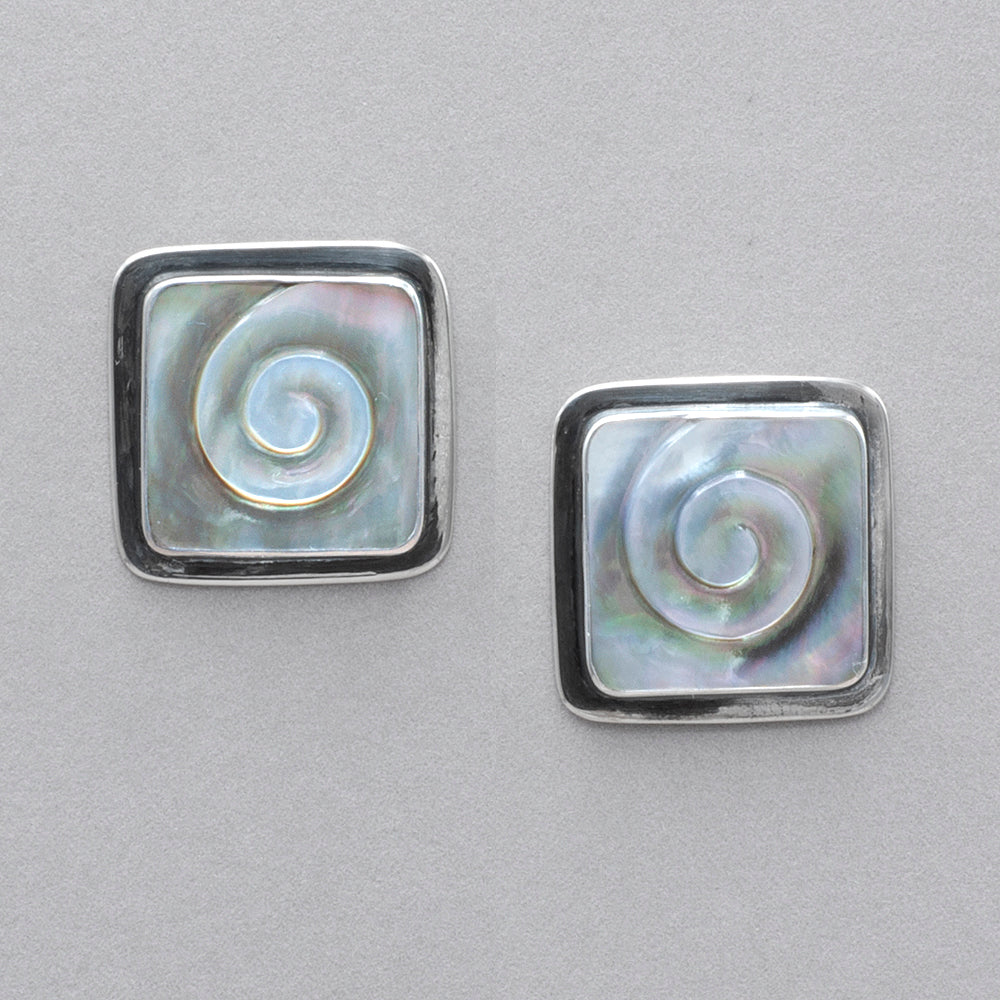 Tabra Vintage Mother of Pearl Earrings