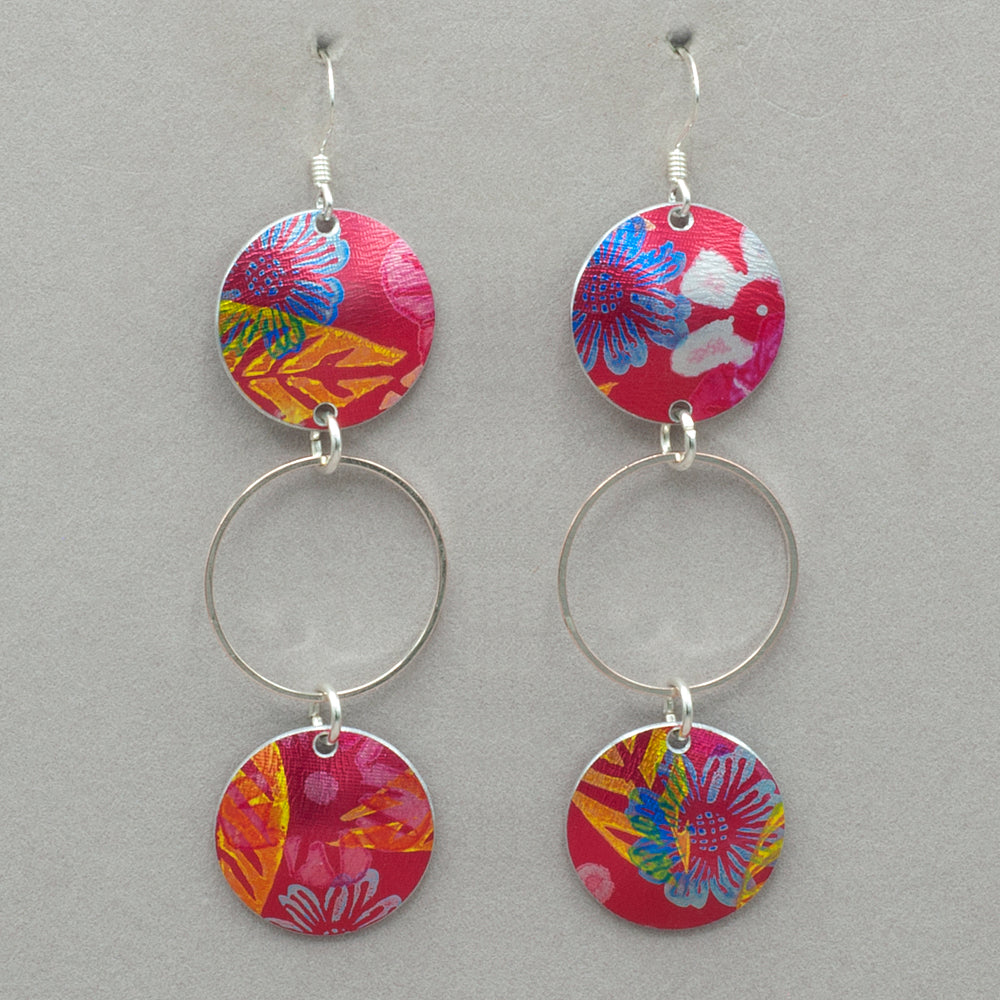 Hazel Atkinson Three Circle Earrings