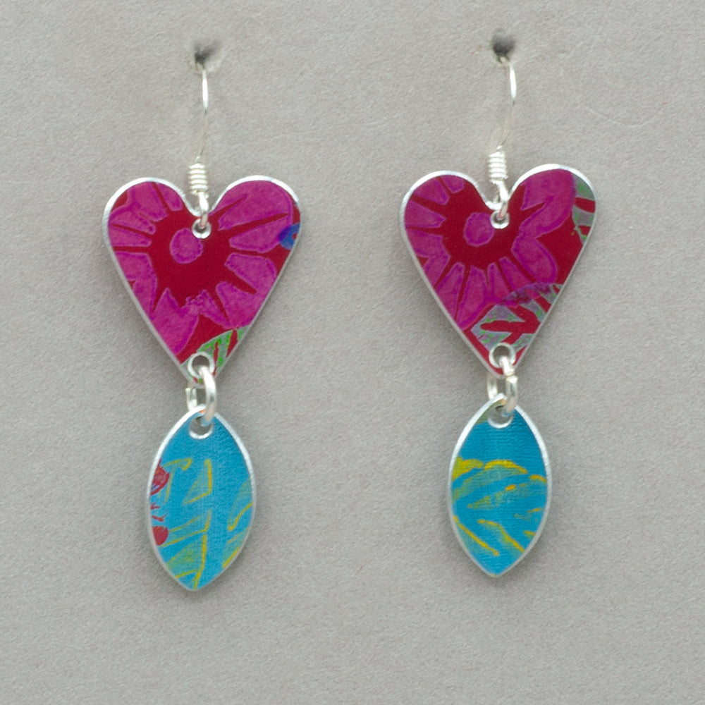 Hazel Atkinson Dripping Heart Earrings