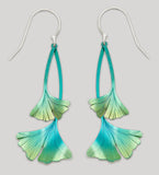 Holly Yashi Ginkgo Drop Earrings