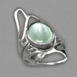 Jim Kelly Green Moonstone Ring