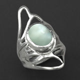 Jim Kelly Green Moonstone Ring