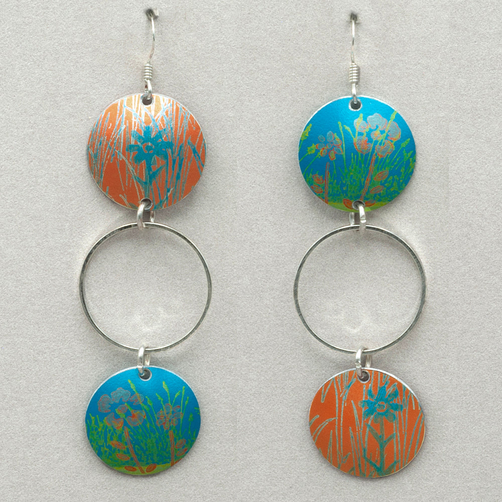 Hazel Atkinson California Three Circle Earrings