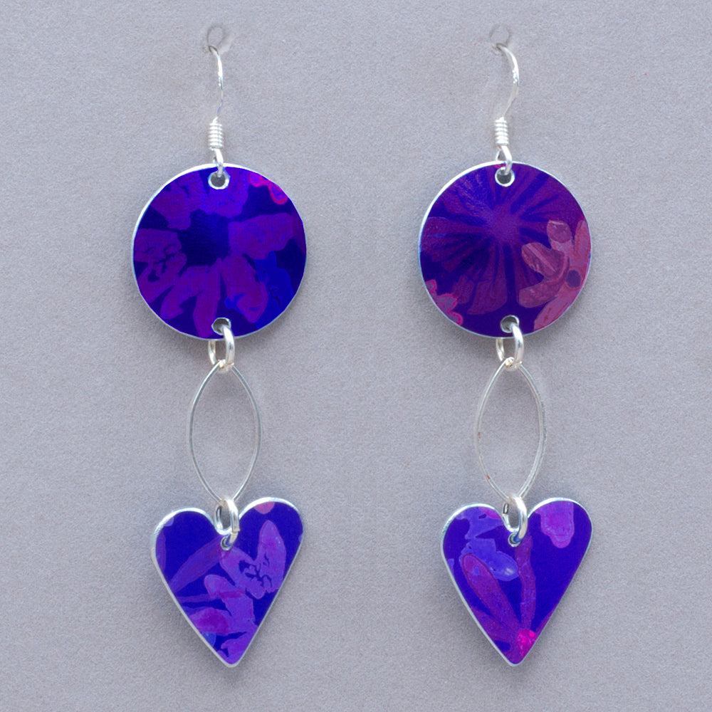 Hazel Atkinson Circle and Heart Earring