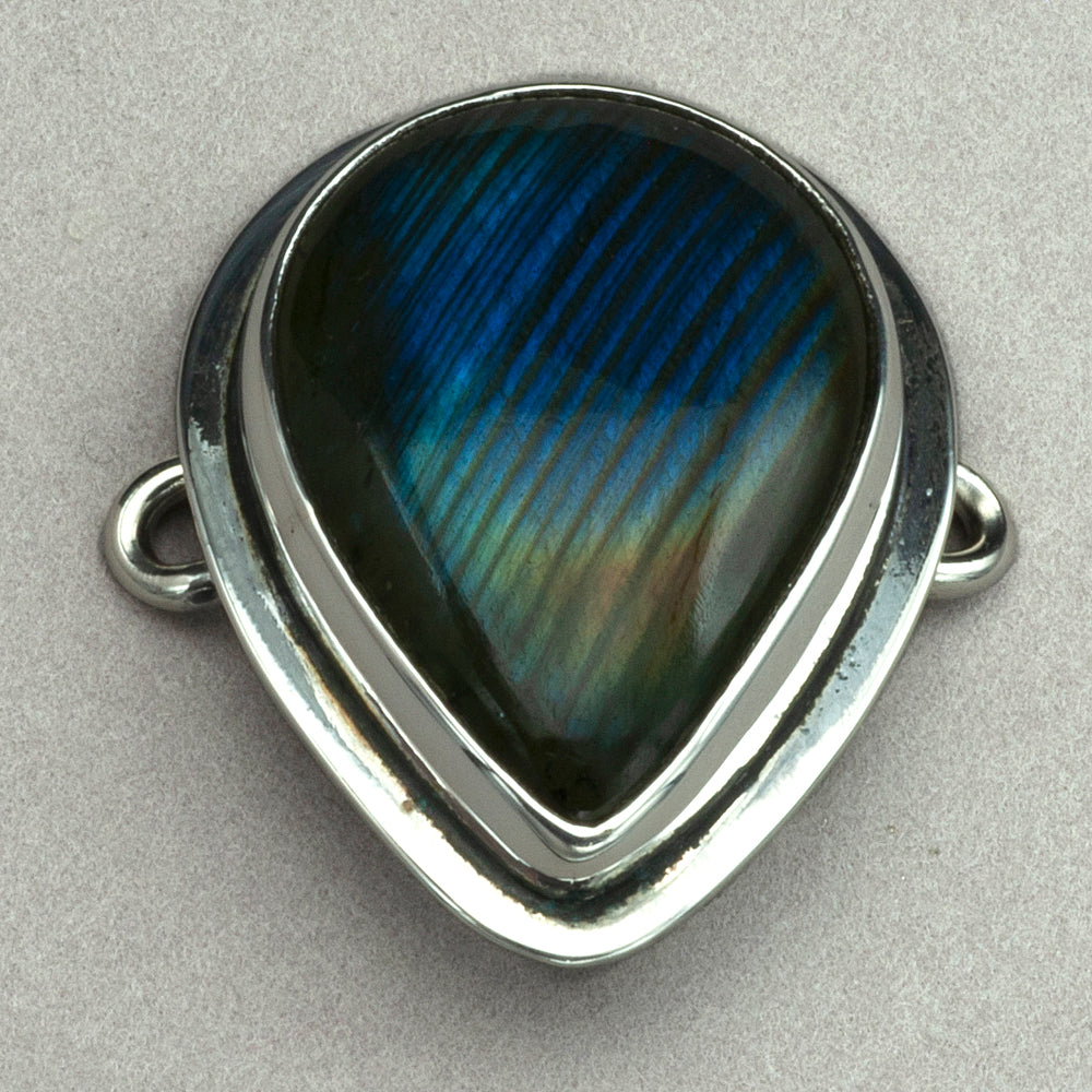 Tabra Dark Labradorite Charm