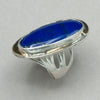 Jim Kelly Lapis Sterling Silver and 14k Gold Ring