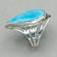 Jim Kelly Teardrop Larimar Ring