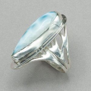 Jim Kelly Larimar Sterling Silver Ring