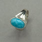 Jim Kelly Small Oval Larimar Ring