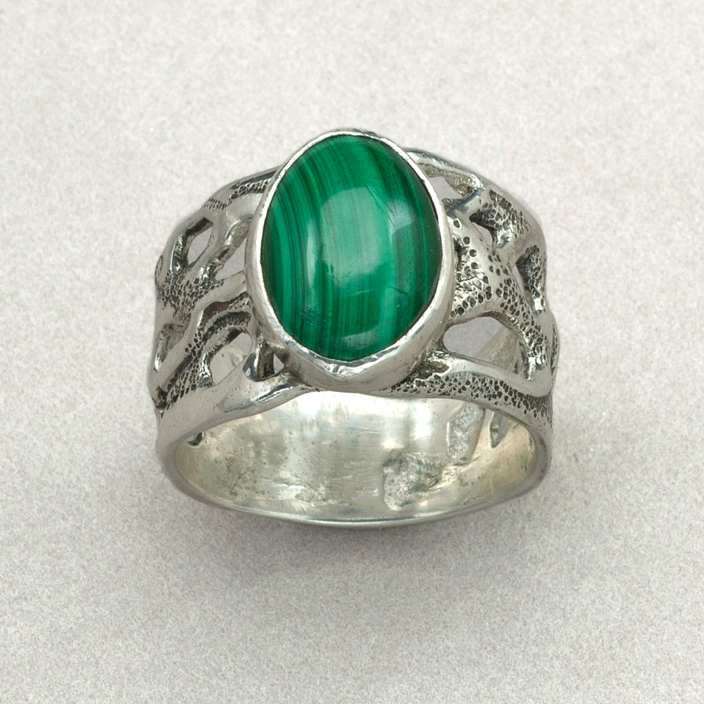 Jim Kelly Malachite Ring