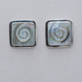 Tabra Vintage Mother of Pearl Earrings