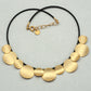Maria Rzewuska Gold Vermeil Coin Beaded Necklace