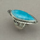 Jim Kelly Large Larimar Statement Ring