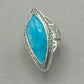Jim Kelly Large Larimar Statement Ring
