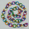 Sylvi Harwin Brightly Colored Chain in Anodized Aluminum