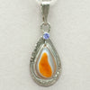 Jim Kelly Orange Druzy Pendant