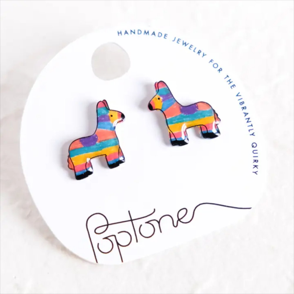 Poptone Piñata Stud Earring