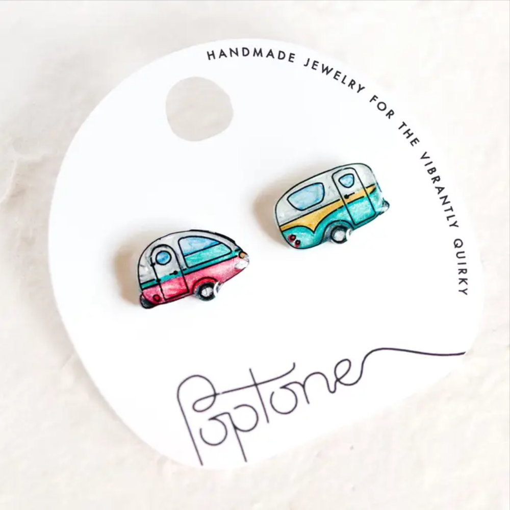 Poptone Camper Stud Earring