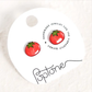 Poptone Tomato Stud Earring