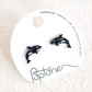 Poptone Orca Stud Earring