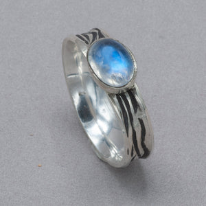 Jim Kelly Moonstone Sterling Silver Ring