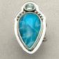 Tabra Larimar and Aquamarine Ring