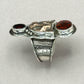 Tabra Bronze Jaguar and Garnet Ring