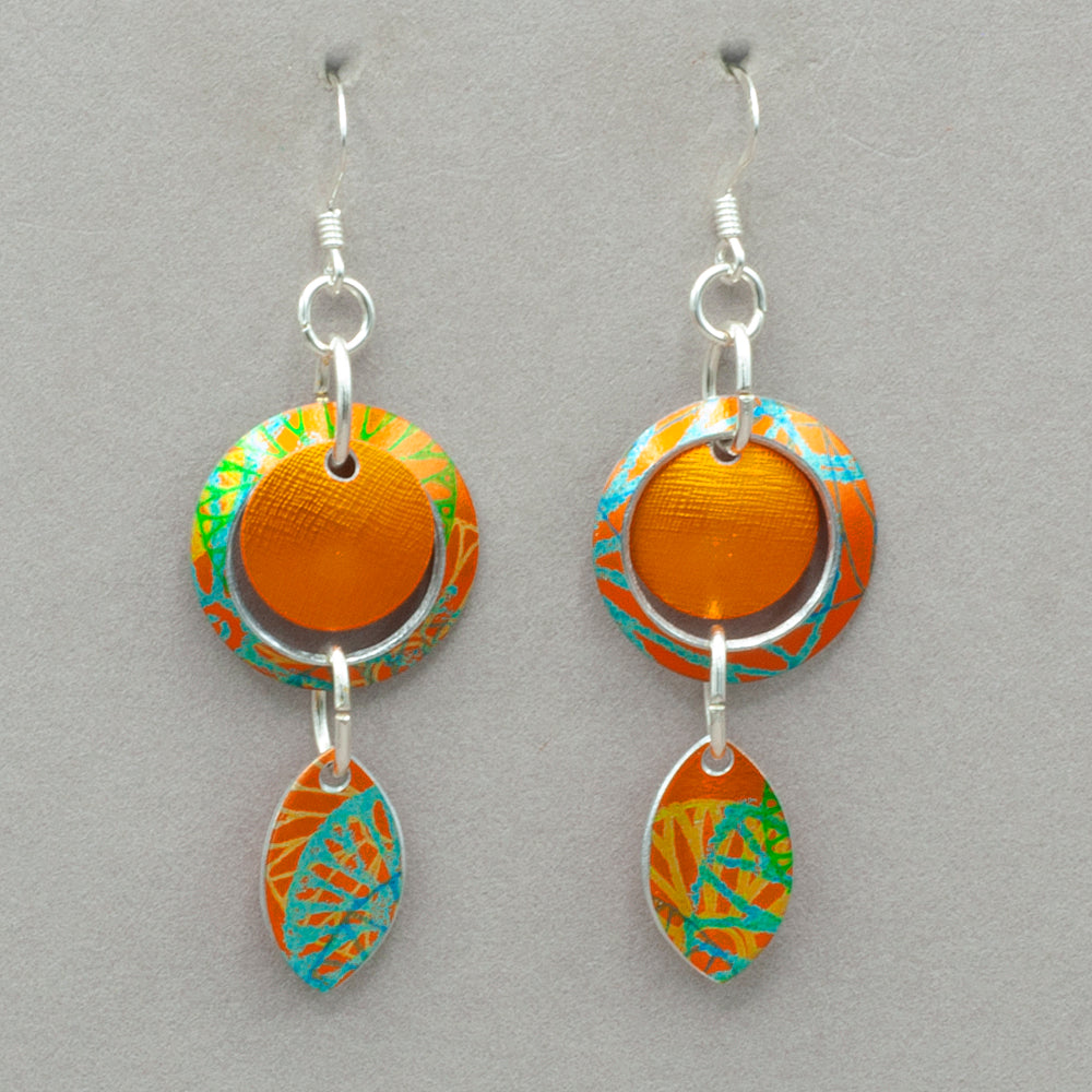 Hazel Atkinson Compact Leaf Earrings