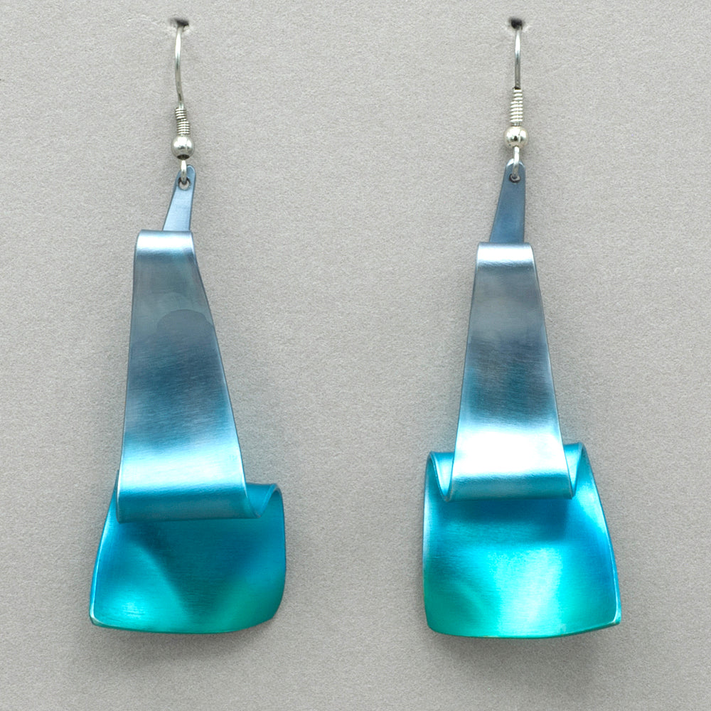 Sylvi Harwin Aluminum Ribbon Earrings