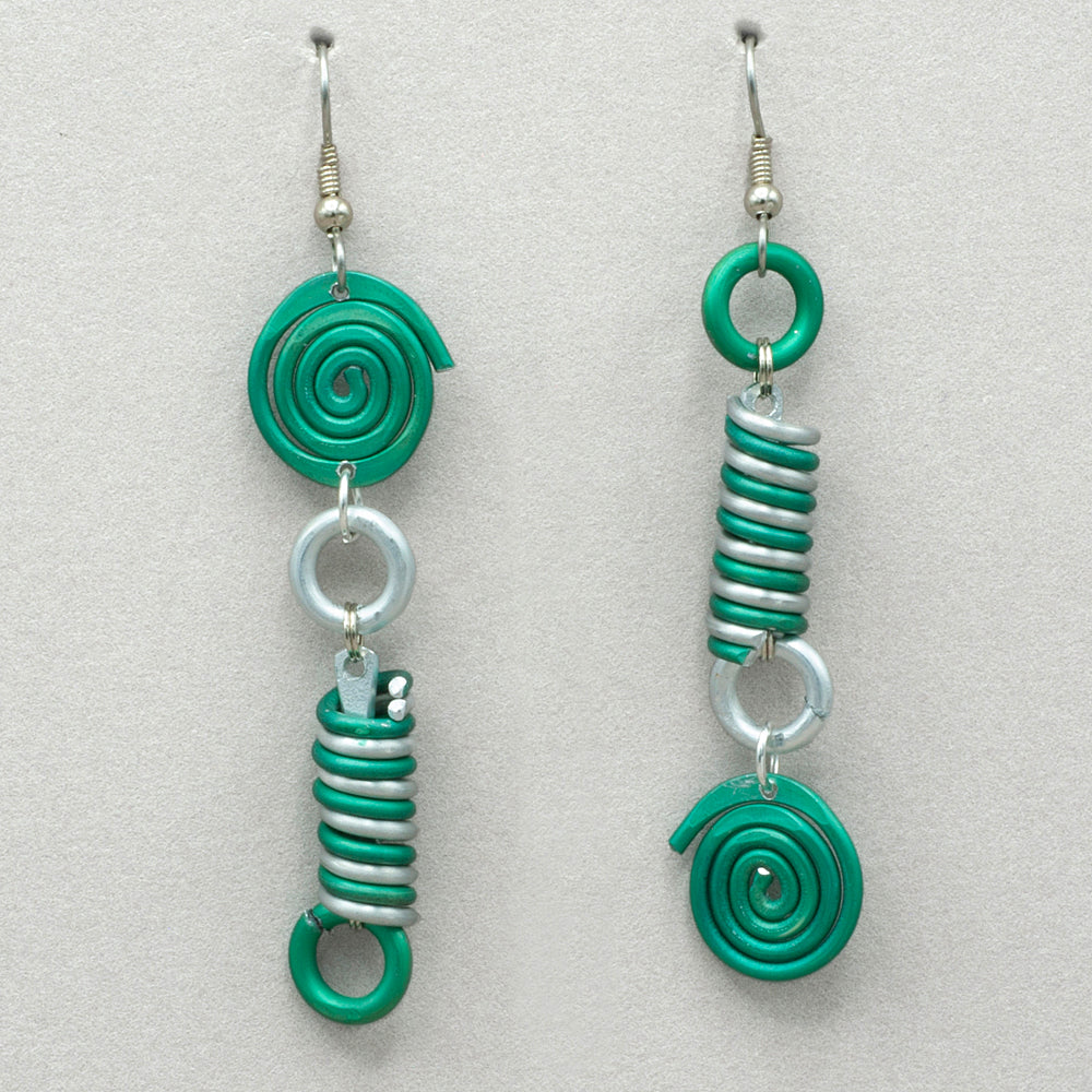 Sylvi Harwin Asymmetric Aluminum Earrings