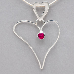 Jim Kelly Three Hearts Pendant