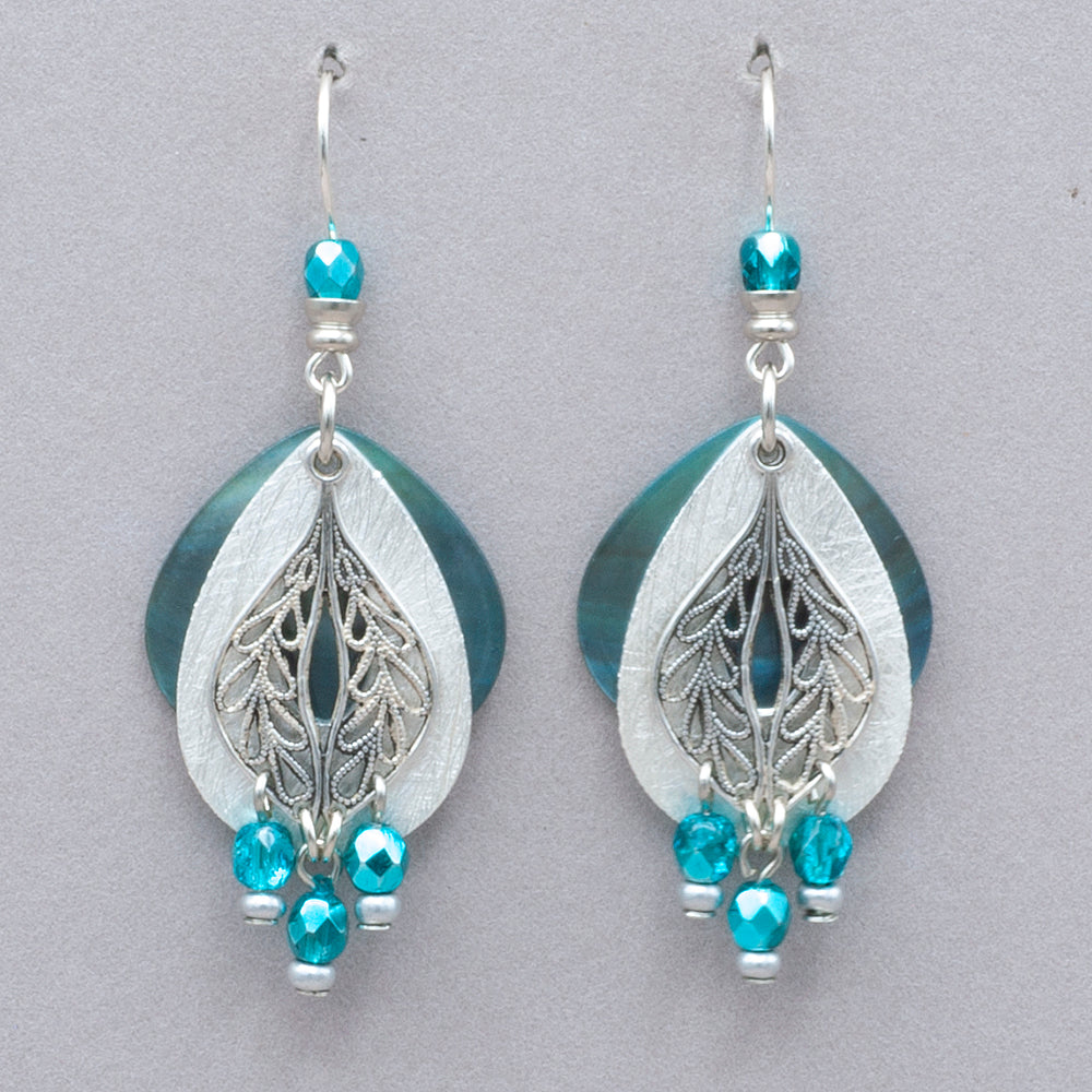 JMR Party Peacock Earrings