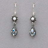 Firefly Flora White Glass Pearl Earring