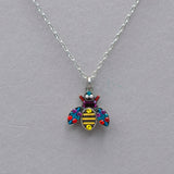 Firefly Queen Bee Pendant Necklace
