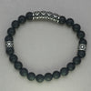 Italgem Onyx Bead Cross Design Bracelet