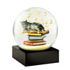 Snowglobe - Cat on Books