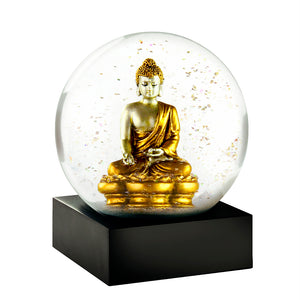 Snow Globe - Gold Buddha