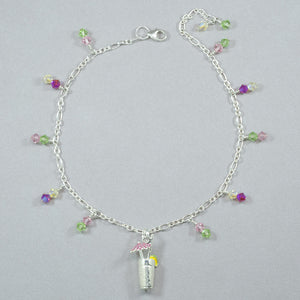 Andrea Rosenblume Umbrella Drink Charm Anklet