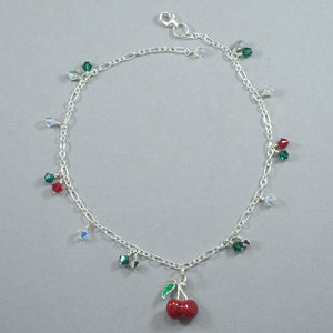 Andrea Rosenblume Cherry Charm Anklet