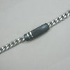 Italgem Carbon Fiber ID Stainless Steel Curb Link Bracelet