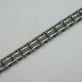 Italgem Black IP Yellow S.S. Carbon Fiber Bracelet