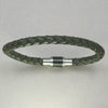 Italgem Army Green Leather Bracelet