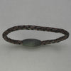 Italgem Antique Brown Leather Bracelet