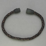 Italgem Antique Brown Leather Bracelet