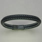 Italgem Black Leather Bracelet